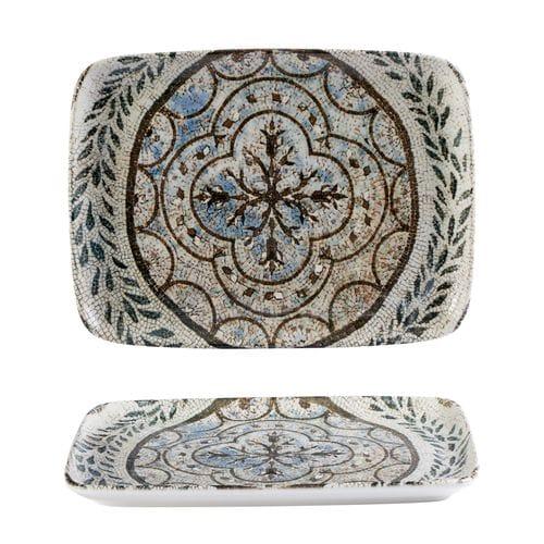 Mosaic Rectangular Platter 27 x 20cm / 10 Â½ x 7 Â¾ - 26151631 (Pack of 6)