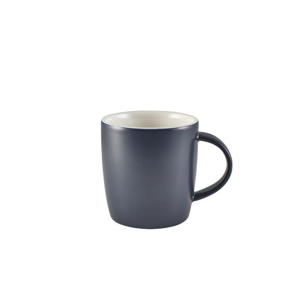 GenWare Porcelain Matt Blue Cosy Mug 35cl/ 12.3oz - 322139MBL (Pack of 6)