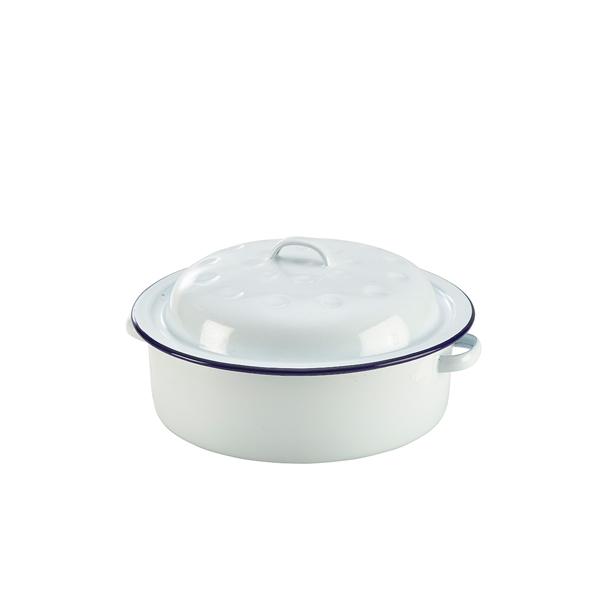 Enamel Roaster 20cm Dia (Pack 12) - 60520