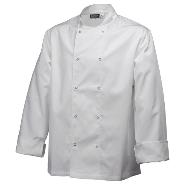 Basic Stud Jacket (Long Sleeve) White XXL Size - NJ01-XXL