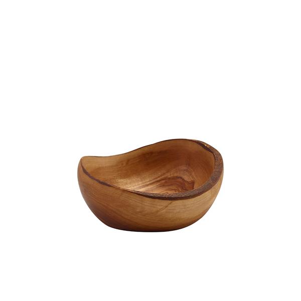 GenWare Olive Wood Rustic Bowl 13cm - OWRB13 (Pack of 6)