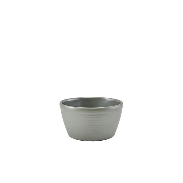 GenWare Melamine Matt Grey Ripple Ramekin 113ml/ 4oz - R287-04 (Pack of 24)