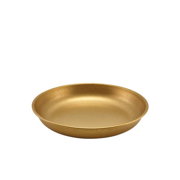 GenWare Gold Vintage Steel Coupe Plate 24cm - SCP24GDV (Pack of 12)