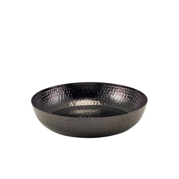 GenWare Black Hammered Aluminium Platter 31cm - SPH31BK