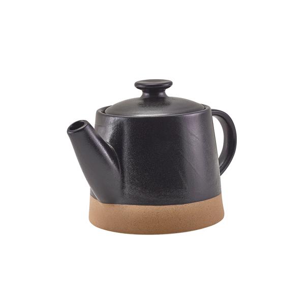 GenWare Kava Black Stoneware Teapot 48cl/ 16.8oz - TP-KBK48 (Pack of 6)