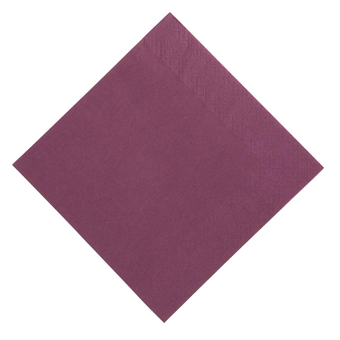 Duni Compostable Dinner Napkins Plum 400mm (Pack of 1000)