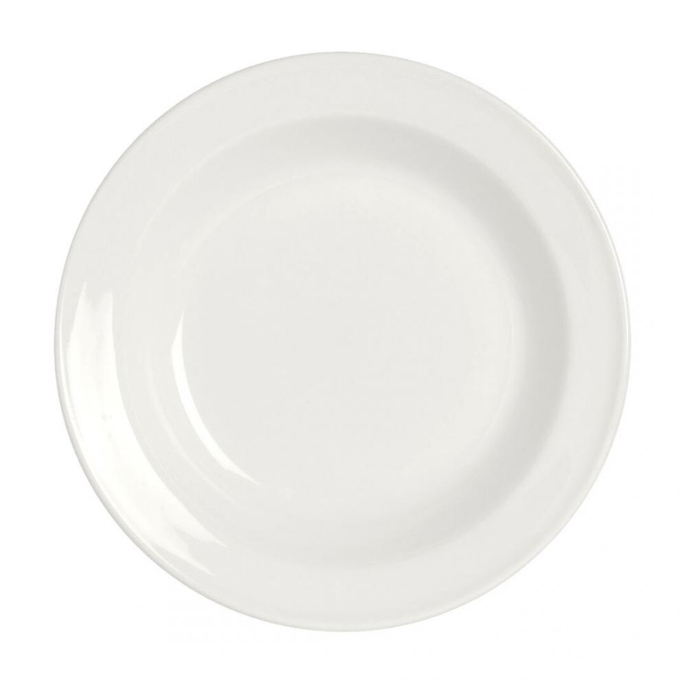 Simplicity White Rimmed Soup Plate 23cm 44cl (9 15 1/2oz) - 11010114 (Pack of 24)