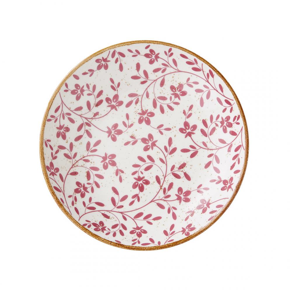 Flora Pink Coupe Bowl 21.6cm 83.5cl (8 1/2 29 2/5oz) - 18010570 (Pack of 12)