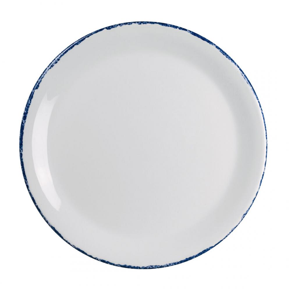 Blue Dapple Coupe Plate 25.4cm (10) - 7068MM304 (Pack of 12)