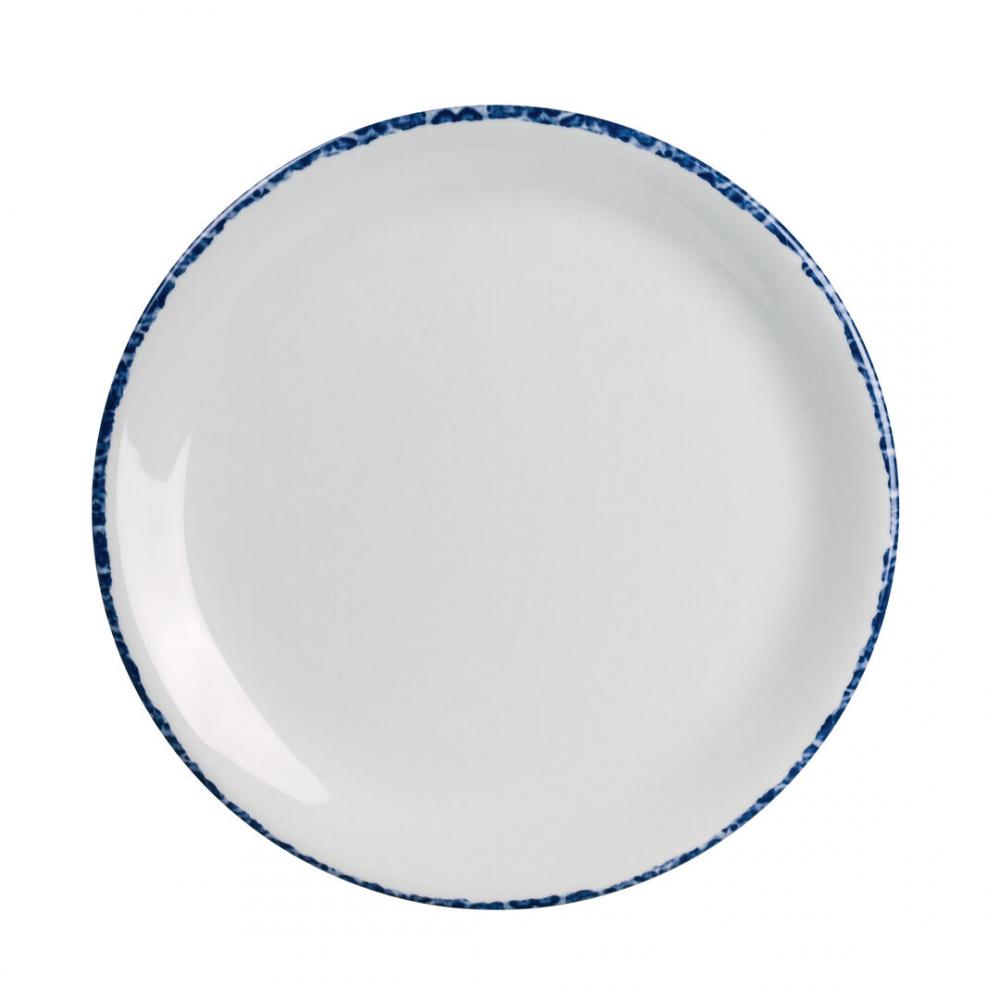 Blue Dapple Coupe Plate 15.2cm (6) - 7068MM305 (Pack of 12)