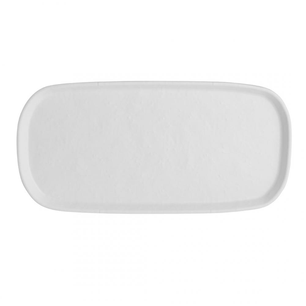 Cali White Rectangle Tray 36.8 x 17.7cm (14 1/2 x 7) - 7182TM521 (Pack of 6)