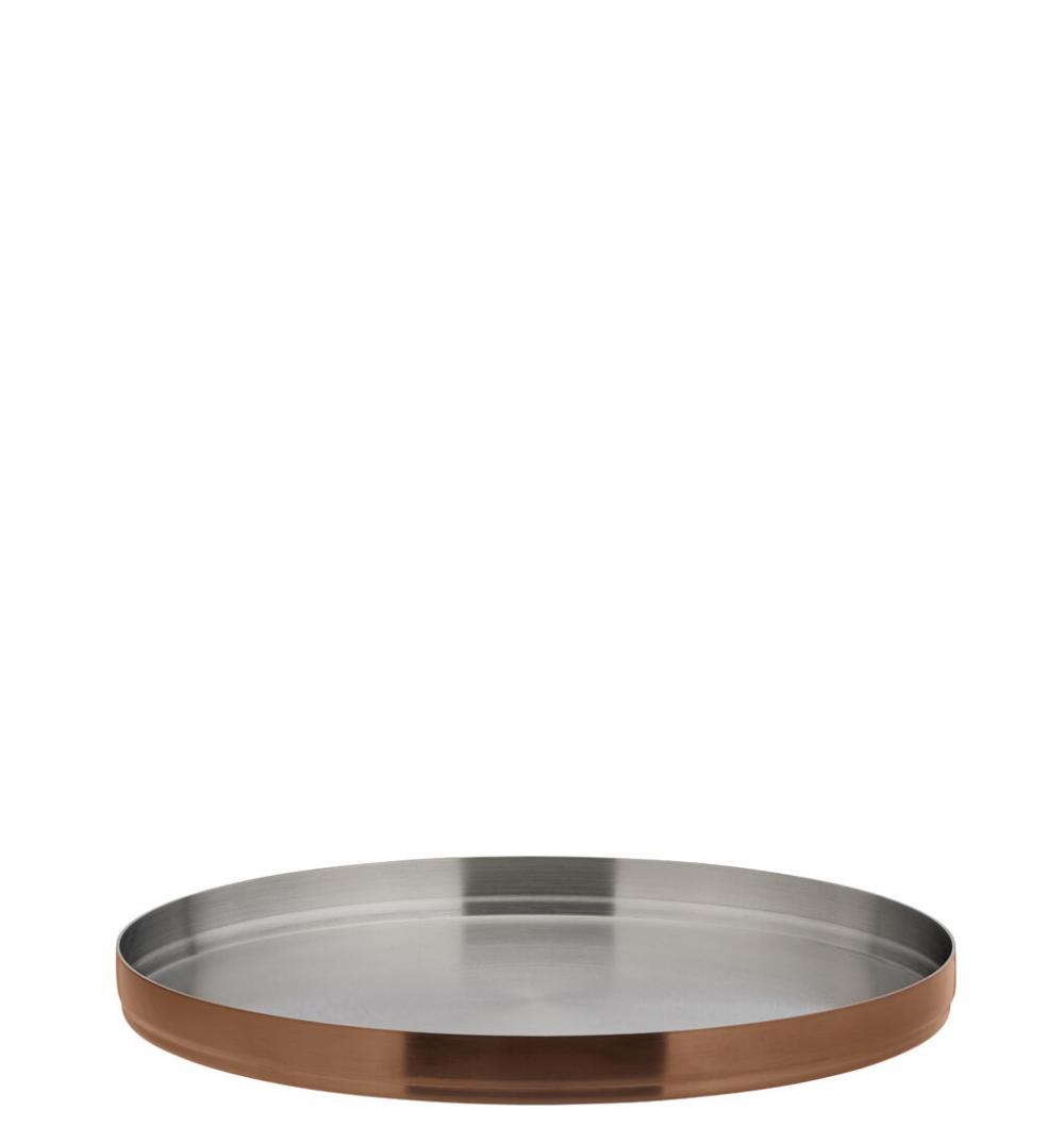 Brushed Copper Round Plate 9 (23cm) - F92121-000000-B01006 (Pack of 6)