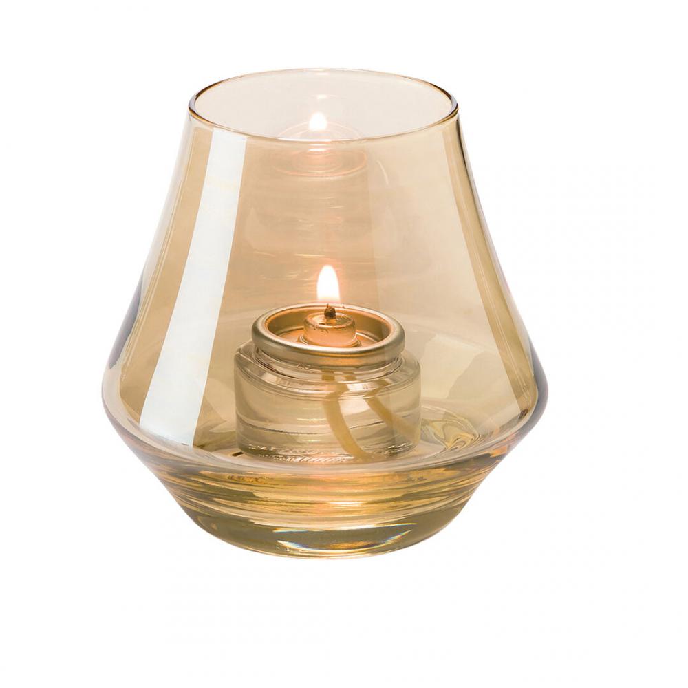 Chime Gold Lustre Glass Votive 7 x 8.9cm (2 3/4 x 3 1/2) - HW6955G (Pack of 12)