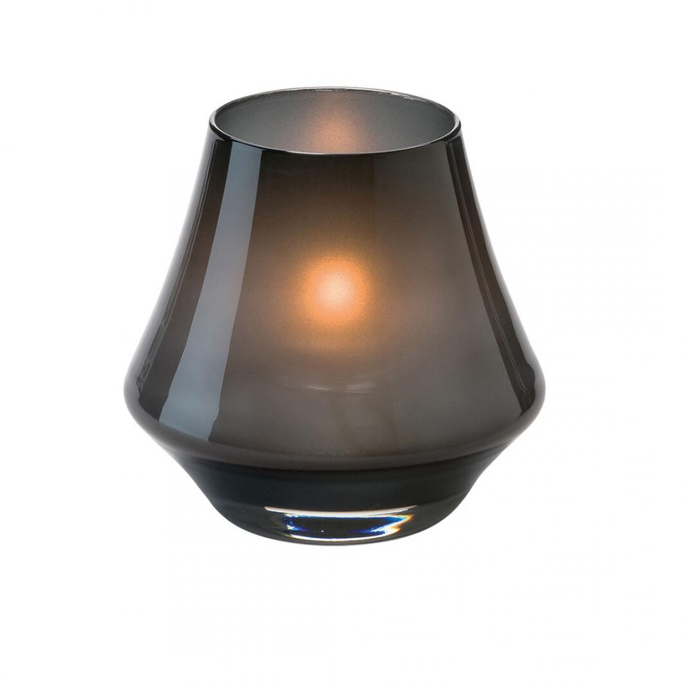 Chime Satin Midnight Glass Votive 7 x 8.9cm (2 3/4 x 3 1/2) - HW6955SM (Pack of 12)